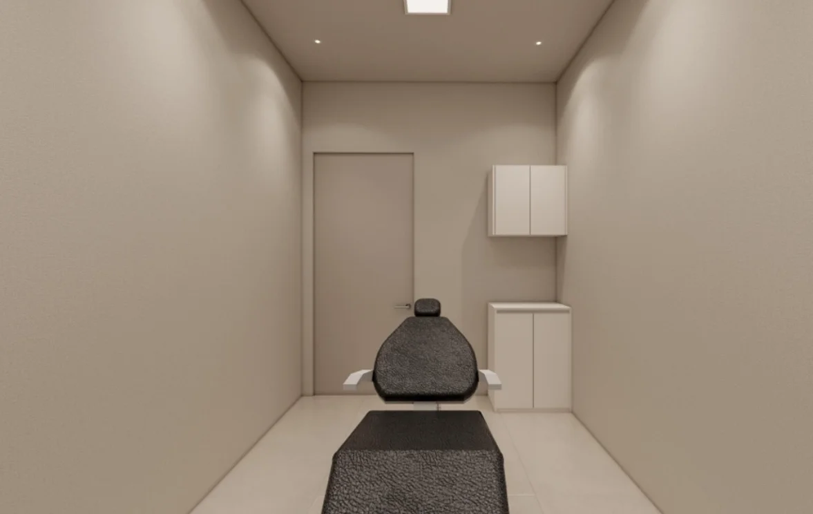 Treatment room interior at Delight Dermatology Clinic, Gangnam