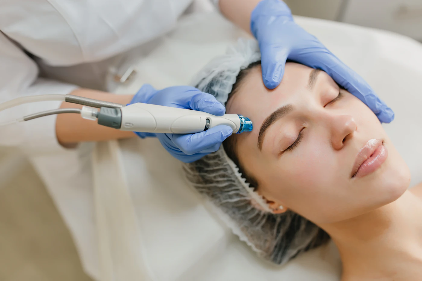 Post-treatment skincare in a dermatology setting